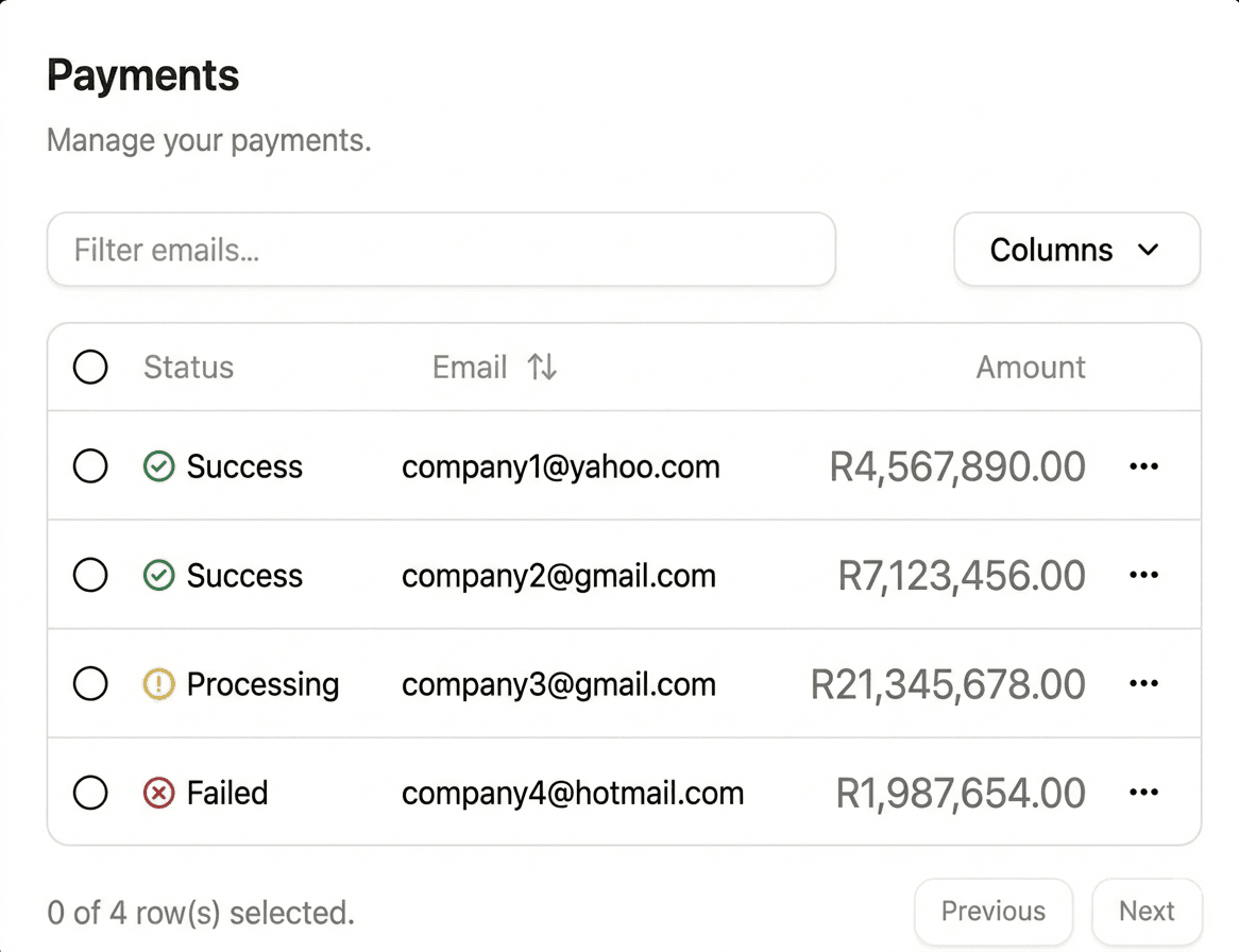 payments illustration light
